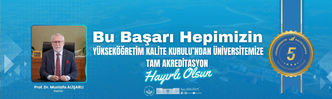 Üniversitemiz YÖKAK'tan Tam Akreditasyon Aldı