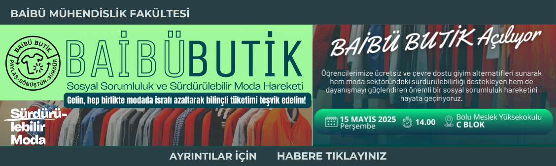 BAİBÜ Butik Açılıyor