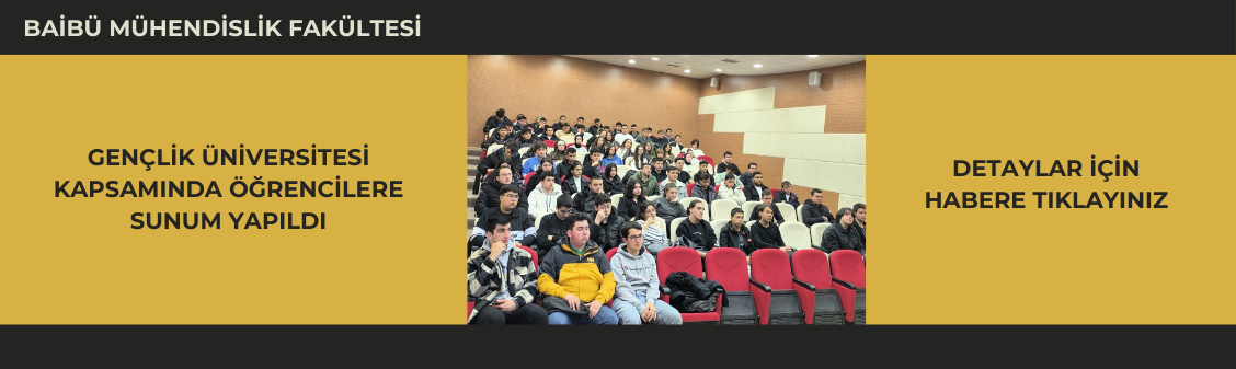 Gençlik Üniversitesi Kapsamında Öğrencilere Sunum Yapıldı