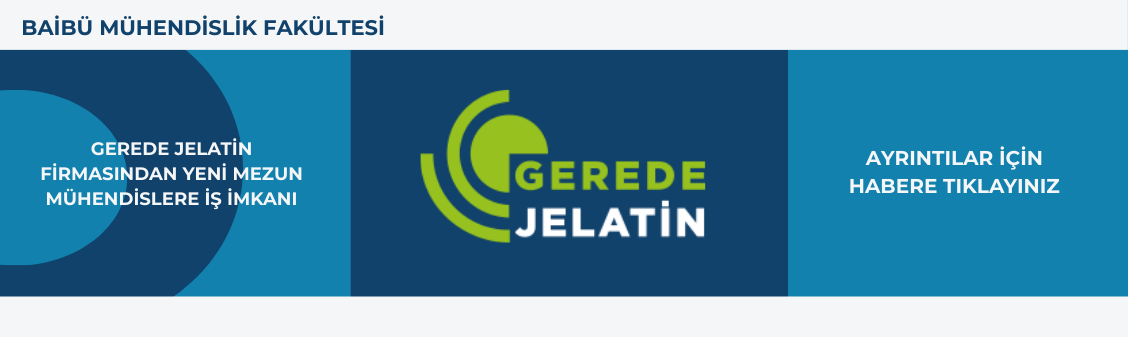 Gerede Jelatin Firmasından Yeni Mezun Mühendislere İş İmkanı