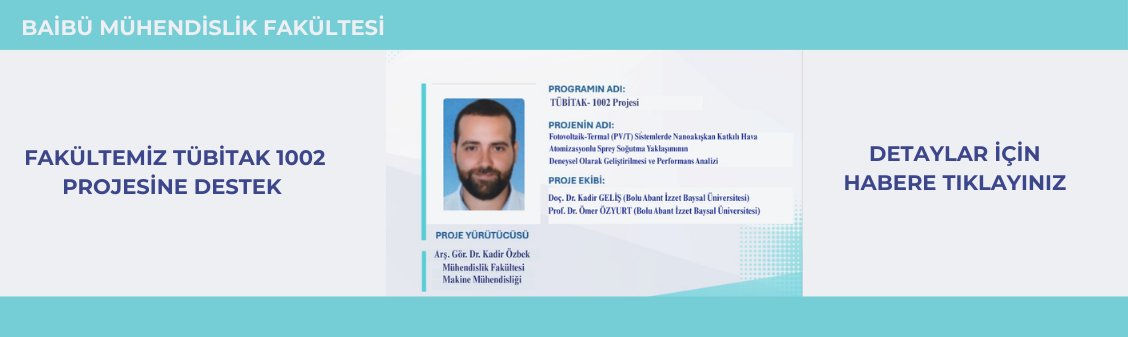 Güneş Enerjisi Teknolojilerinde Yenilikçi Projeye TÜBİTAK 1002 Desteği