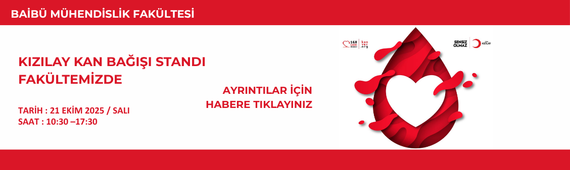 Kızılay Fakültemizde Kan Bağışı Standı Kuruyor
