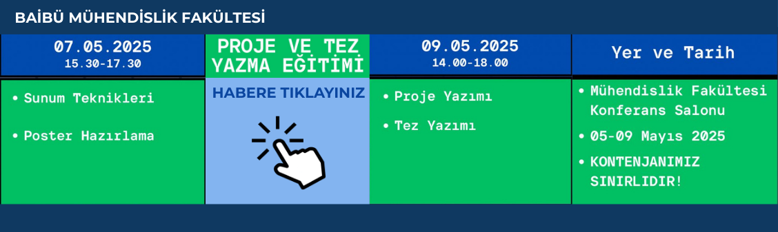 Proje ve Tez Yazma Eğitimi