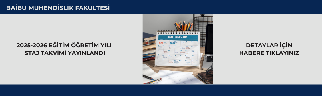 2025-2026 Eğitim Öğretim Yılı Zorunlu Staj Takvimi