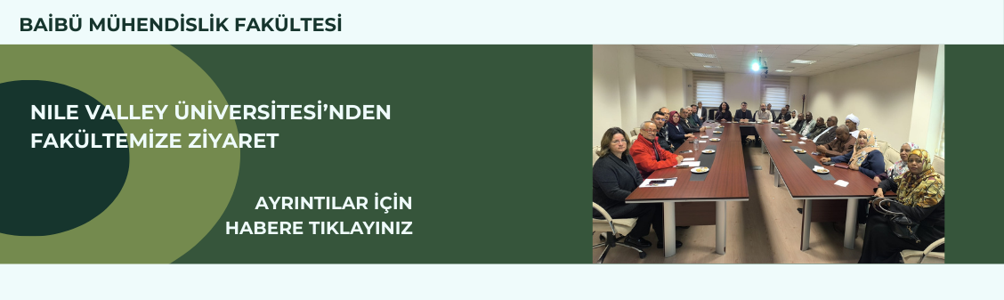 Nile Valley Üniversitesi'nden Fakültemize Ziyaret