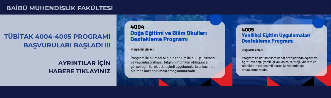 TÜÜBİTAK 4004-4005