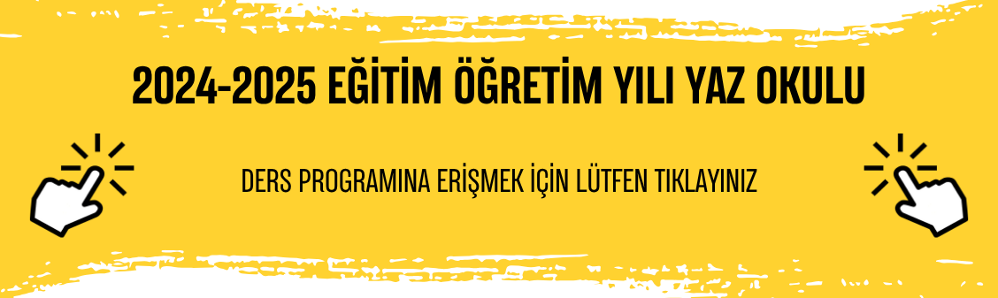 2024-2025 EÖY YAz Okulu Ders Programı