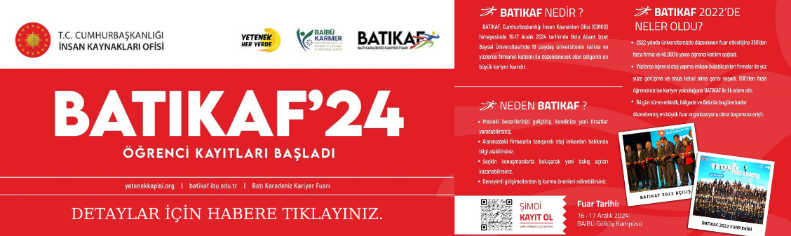 BATIKAF'24 Öğrenci Kayıtları Başladı