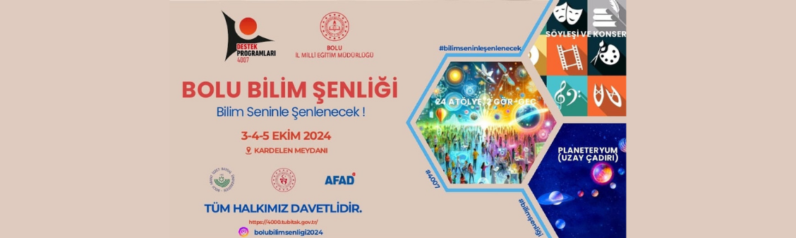 Bolu'da Bilim Şenliği Heyecanı Başlıyor